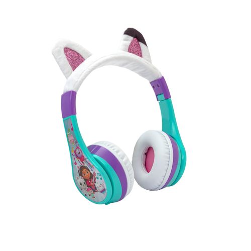 eKids Gabbys Dollhouse Kids Wireless Headphones for Kids, Bluetooth Headphones with Microphone Includes Aux Cord, Kids Headphones for School, Home, or Travel