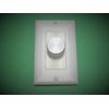 Silver 6mm-Stem Knob & White Wall Plate for M&S Volume Control