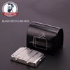 Razor Blade Bank, Blackfor double edge razor Shaving blade disposal