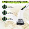 WORKPRO Electric Spin Scrubber Cordless Cleaning Brush Shower Scrubber w/3-Speed