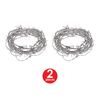 Beistle S00115-SAZ2 Stacheldraht-Girlande, Silber