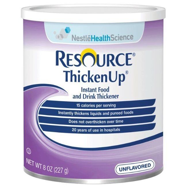 Resource Thickenup Instant Unflavored Food Thickener 8 oz. Can, Pack of 4