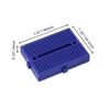 Sscon 10Pcs 170 Points Mini Solderless Bread Board with Adhesive Back - Blue