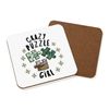 Crazy Puzzle Girl Stars Coaster Drinks Mat