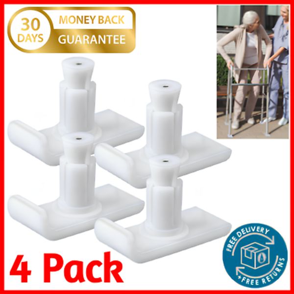 Medical Folding Walker Feet Ski Slide Gliders Slider Smooth Sock Pad Cover Set