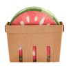 Mud Pie Melon Felt Fruit Coaster Set, 4" X 4"