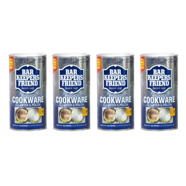 Bar Keepers Friend Cookware Cleanser & Polish - 12oz (2 Pack)