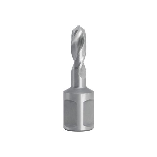 ACTOOL 3/8'' Diameter x 1'' Depth of Cut HSS Solid Drill with 3/4'' Weldon Shank, HSS Fully Ground Drill