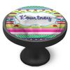 Personalized Ribbons Cabinet Knob (Black)