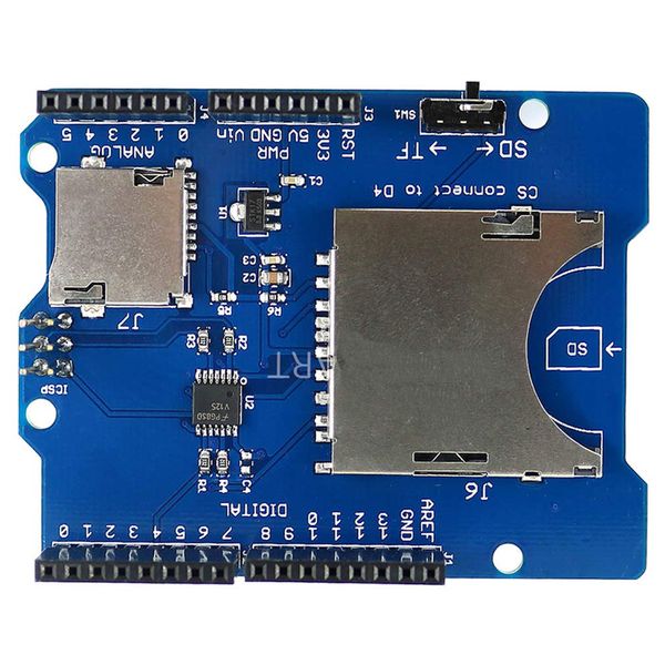 Hailege Stackable SD Card and TF Card Shield SD Card Shield