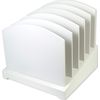 Victor Pure White Desktop File Sorter, 8.8" x 9.5" x 9.6"