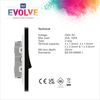 BG Electrical Evolve Triple Light Switch, 20A, 2 Way, Matt Black