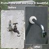 10 Plastic Radiator Pipe Covers - White, Fit for 12 Mm Diameter Pipe