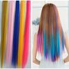 Beauty Player Wig, One-Touch Color Extensions, Kids, Set of 10, Hair Clip, Hair Brush, Easy to Wear, Clip Type, Wig, Hair Removal, Heat Resistant, For Daily Life, Cheer, Dance, Recitals, Parties, Fashion, Costume