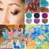 Glitter Tattoo Kit, Jiasoval 24 Colors Temporary Glitter Tattoos for Kids, 187Pcs Stencils, 5 Brushes, 3 Glue, Make Up Set for Girls Teenager Adults, Gift for Party Halloween Cosplay Christmas Easter