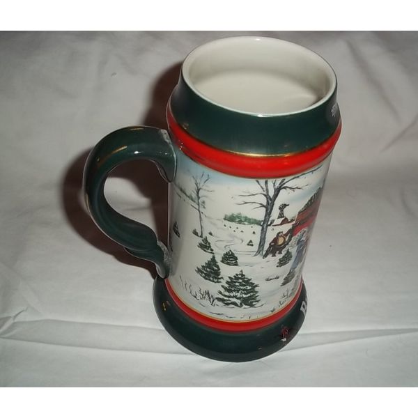 1991 BUDWEISER THE SEASONS BEST HOLIDAY STEIN CS133 by Budweiser