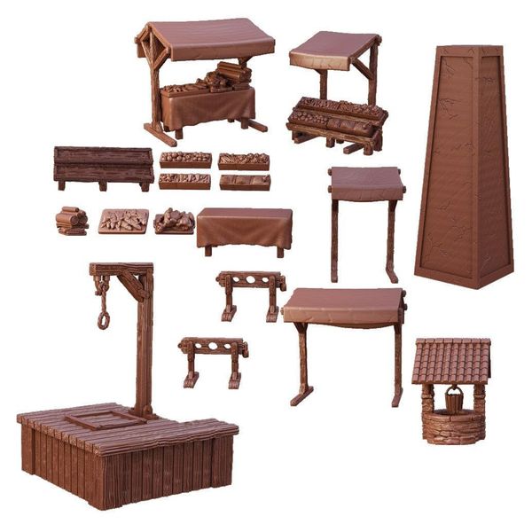 TerrainCrate: Village Square (Retail Exclusive)