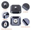PGYTECH Snaplock Quick Release Plate Compatible with Arca-Swiss for Sony/Nikon/Fuji/DJI Quick Setup Mount with 1/4 Inch to 3/8 Inch Screw, Gimbals, Slider, Tripod Adapter