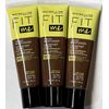 Maybelline Fit Me Tinted Moisturizer, 375, 3 Pack