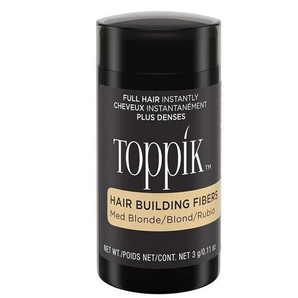 Toppik Hair Building Fibers Medium Blonde 0.11oz w/Free Nail File