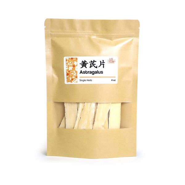 NEW PACKAGING Astragalus Hoanglchy Astragalus Propinquus Huang Qí Bei Qi Slice 黄芪片 北芪片 4 Oz