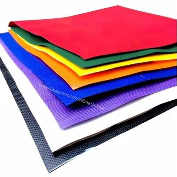 Bounce House Repair Patches 10" x 10" 18oz Multicolor Vinyl Commercial Slide