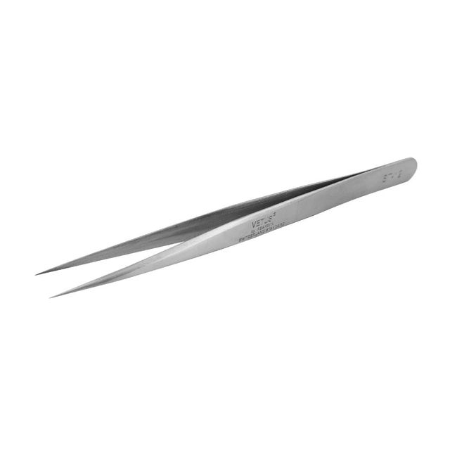 Stainless Steel Precision Straight Tweezers for Crafting Angled