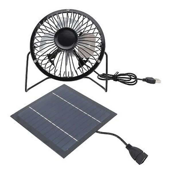 Energy Efficient USB Solar Fan Kit For Greenhouse Ventilation