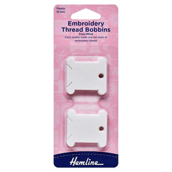 Hemline H3006.PL | Plastic Embroidery Thread Bobbins