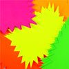 JMS® 3 Pack x 40 Rectangle Large Neon Fluorescent Flashes 15 x 10 cm