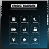 Super Bright Multi-Functional keychain Light EDC COB Rechargeable Night Run Out