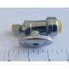 10 PC 1/2" PUSH FIT X 1/4" OD COMP. 1/4-TURN STRAIGHT STOP VALVE