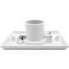 Hayden Inlet Valve with Round Door-White