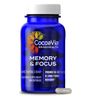 CocoaVia Memory & Focus Brain Supplement, 30 Day, Cocoa Flavanol Blend, Lutein, Added Caffeine for Boost. Improve Cognitive Function, Attention, Vegan & Plant Based, 30 Capsules