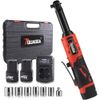 3/8 "18V Electric Extended Ratchet Right Angle Wrench Set Cordless Power Tool