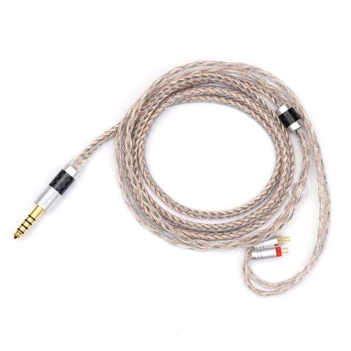TRIPOWIN Jelly Upgrade 21 Core HiFi Earphone Cable Silver Plated OCC Cable + Graphene & Copper Wire + OCC Cable Mixed Braided Cable (0.78mm 2pin plug, 4.4mm)