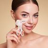 2pcs Electric Eyelash Curler  Adjustable Temperature USB Rechargeable Travel