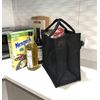 Eastern Thread Mill Jute Hessian Lunch Gift Shopping Bag - Black, Small, Medium, Large (2, Medium)