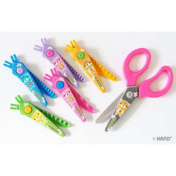 Kids Fun Craft 6 in 1 Plastic Edger Scissors 5"