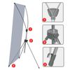 Premium Adjustable X-Frame Banner Stand 23"x63" to 32"x78"