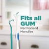 GUM Proxabrush Go-Betweens Refills - Wide - Compatible with all GUM Permanent Handles - Reusable Interdental Brushes - Soft Bristled Dental Picks, 48 count