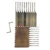 TPM Go 20pcs Lock Pick Rake,Beginner Rake Lock Pick Set