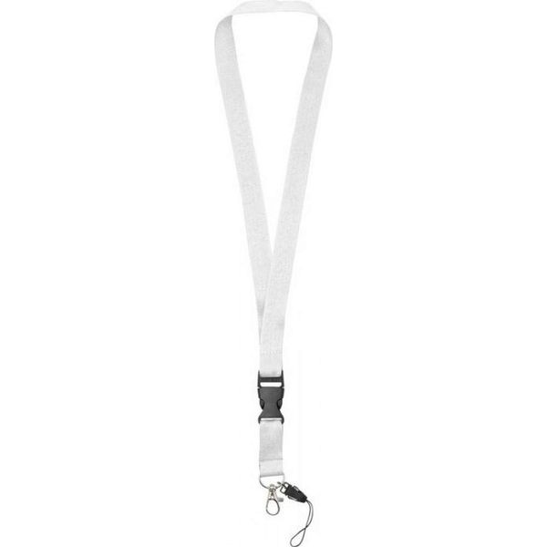 Bullet Sagan Phone Holder Lanyard (One Size) (White)