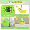 DIYFRETY BABY BATH TOYS LIGHT-UP DINOSAUR BATH BUBBLE MACHINE AUTOMATIC BUBBLE