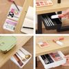 YANGLY Invisible Drawer Storage Box with Lid Pull Out Under Desk Mini Drawer