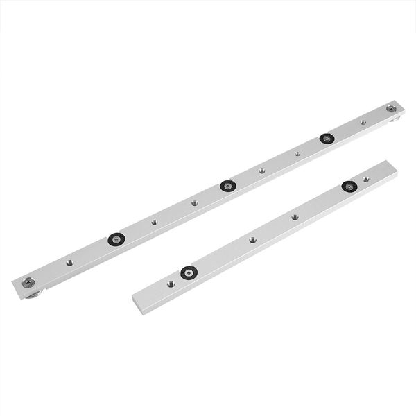 Miter Rod, Aluminum Alloy Miter Slider Miter Track Rail Universal Guide and Stop Track Guide Rail Slider Table Saw Spur Rod Woodworking Tool(300 Schieberegler)