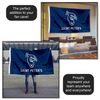 Saint Peters Peacocks Logo Large Grommet Banner Flag