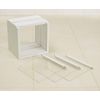 VANJOH 106037 3 Slide Box Float, 0.6 inch (15 mm), White