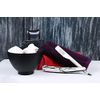 100 BLADES + Facón Professional Marble Straight Edge Barber Razor - Salon Quality Cut Throat Shavette