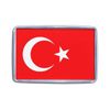 Turkey Flag - Small Plastic Fridge Magnet